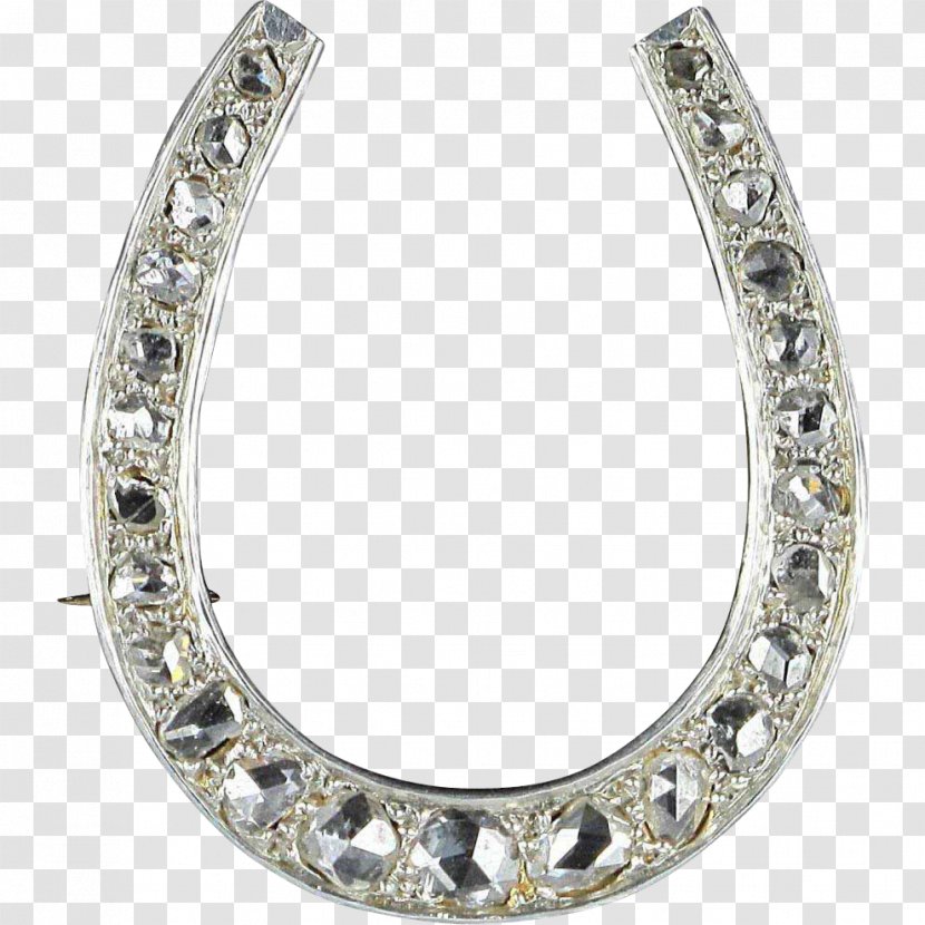 Jewellery Earring Brooch Diamond Gemstone - Horseshoe Transparent PNG