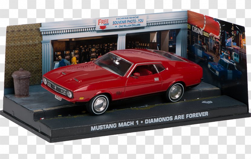 Ford Mustang Mach 1 James Bond Motor Company Car Shelby - Scale Model Transparent PNG