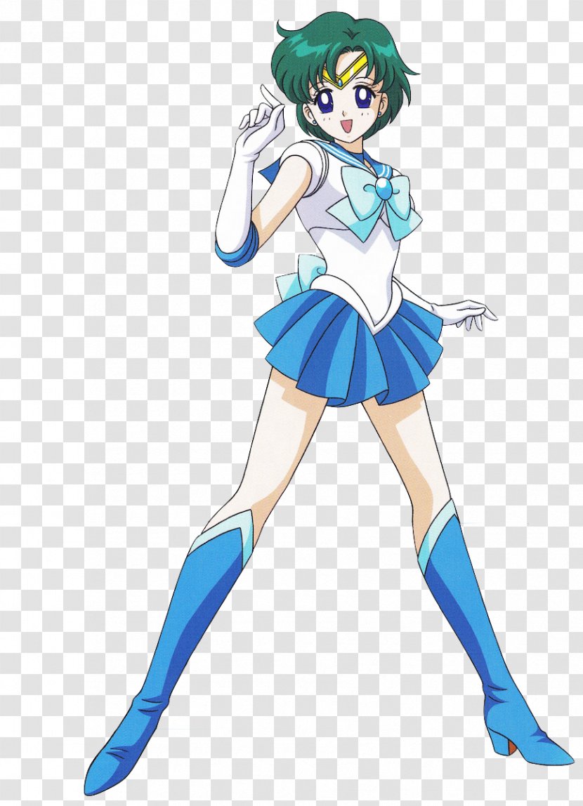 Sailor Mercury Chibiusa Moon Jupiter Venus - Cartoon - Lilo Transparent PNG