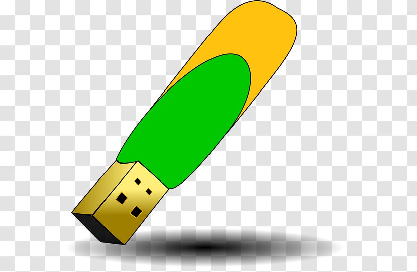 USB Flash Drives Computer Data Storage Memory Clip Art - Usb Drive Transparent PNG