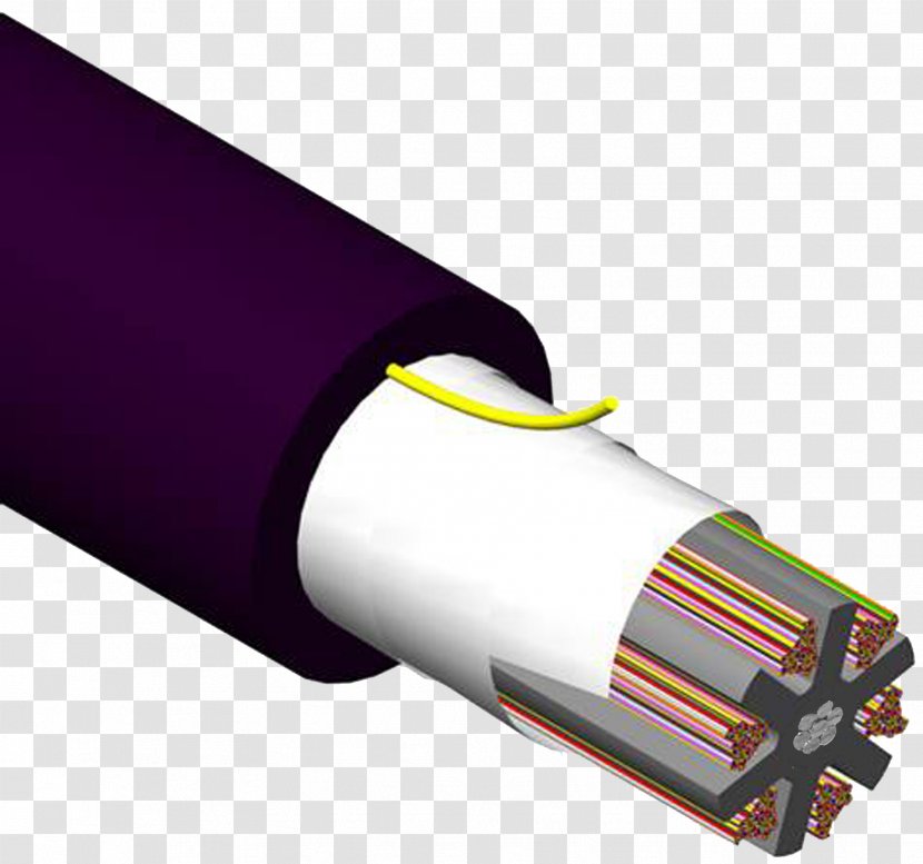 Optical Fiber Cable Electrical Core Ribbon Transparent PNG