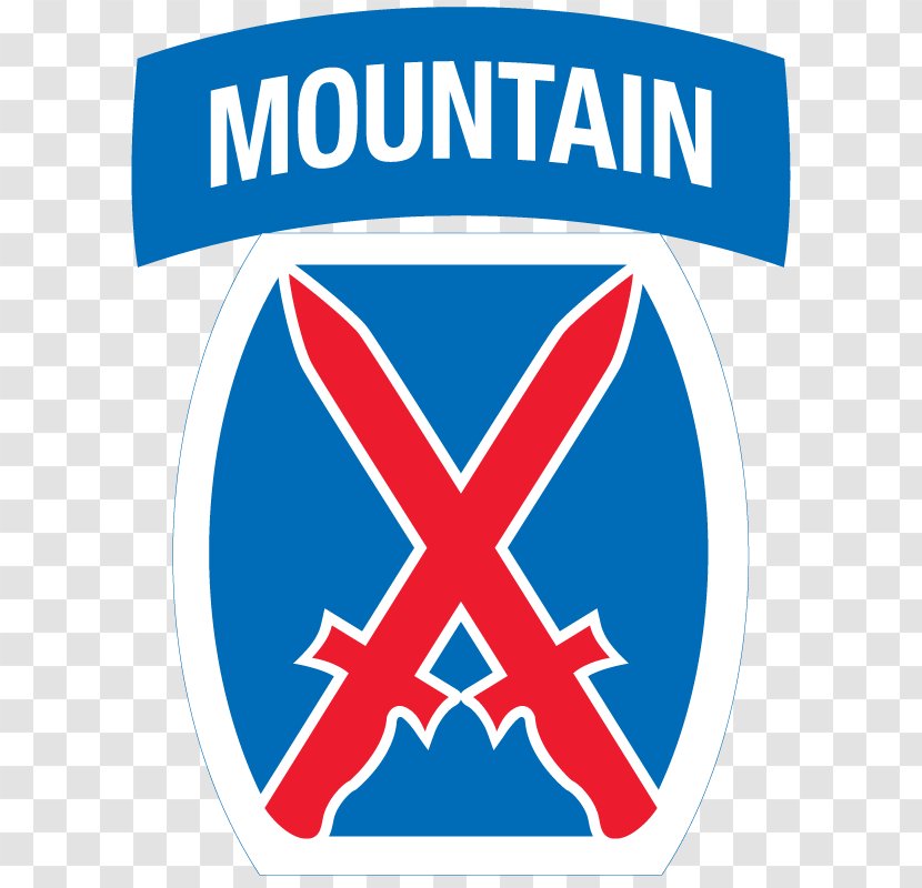 Fort Drum 10th Mountain Division United States Army Shoulder Sleeve Insignia Combat Service Identification Badge - Symbol - 1st Transparent PNG