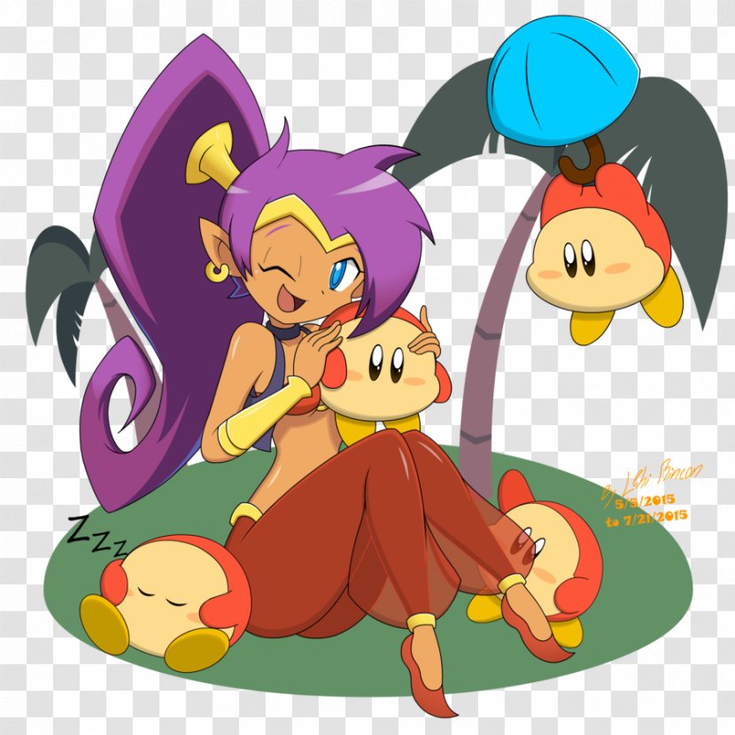 Shantae: Half-Genie Hero Video Game Kirby Nintendo - Drawing Transparent PNG