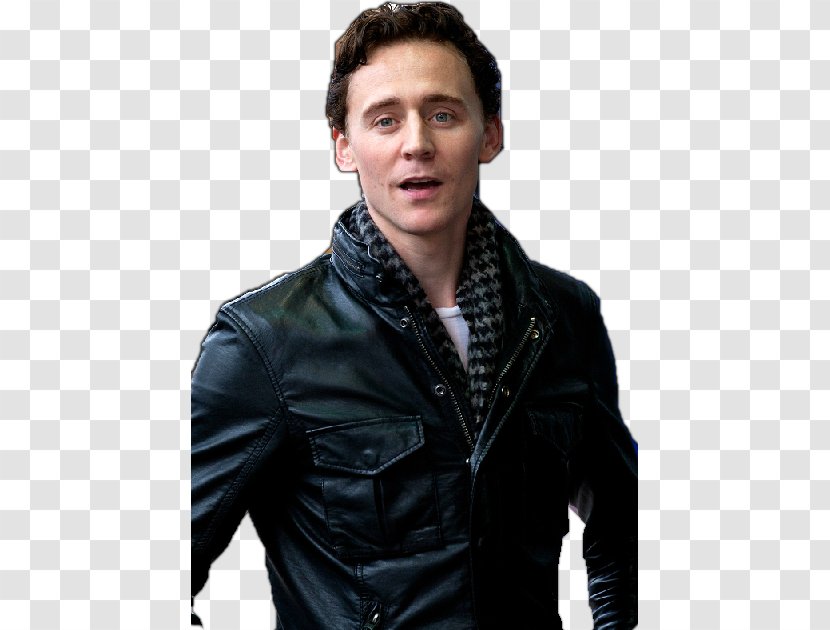 Tom Hiddleston Loki The Avengers Sir Thomas Sharpe - Leather Jacket - Transparent Image Transparent PNG
