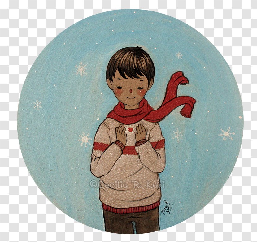 Thumb Character Christmas Ornament Toddler Day - Cartoon - Behold Watercolor Transparent PNG