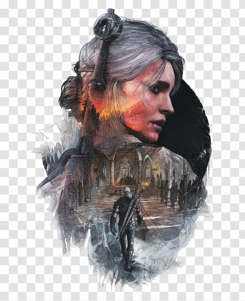The Witcher 3: Wild Hunt 2: Assassins Of Kings Geralt Rivia Triss Merigold - Ciri - Become An Immortal Transparent PNG