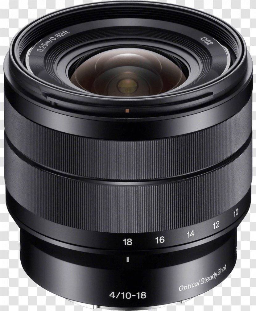 Sony NEX-5 E 10-18mm F4 OSS E-mount Wide-Angle Zoom F/4.0 Camera Lens - Wideangle 1018mm F40 Oss Transparent PNG