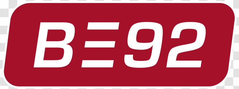B92 Logo Television Serbia О2 телевизија - Trademark - Signage Transparent PNG