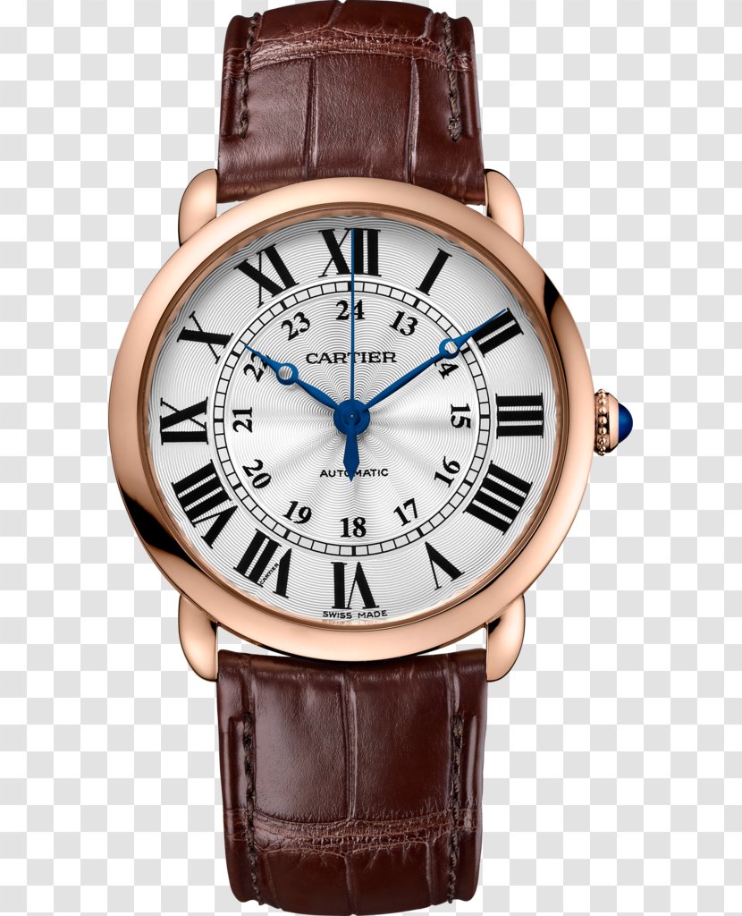 Watchmaker Cartier Cabochon Sapphire - Watch Transparent PNG