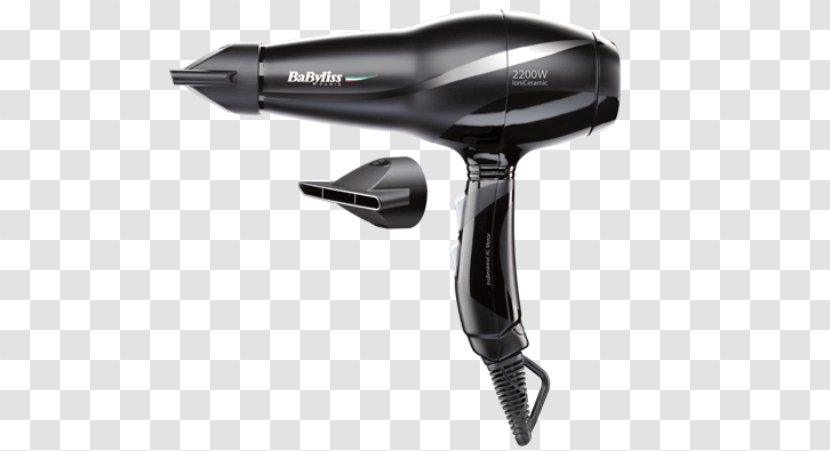Hair Dryers Babyliss Hairdryer 6000E BaByliss I-pro 6612E Expert Dry Watts Dryer Iron - 2000w Transparent PNG