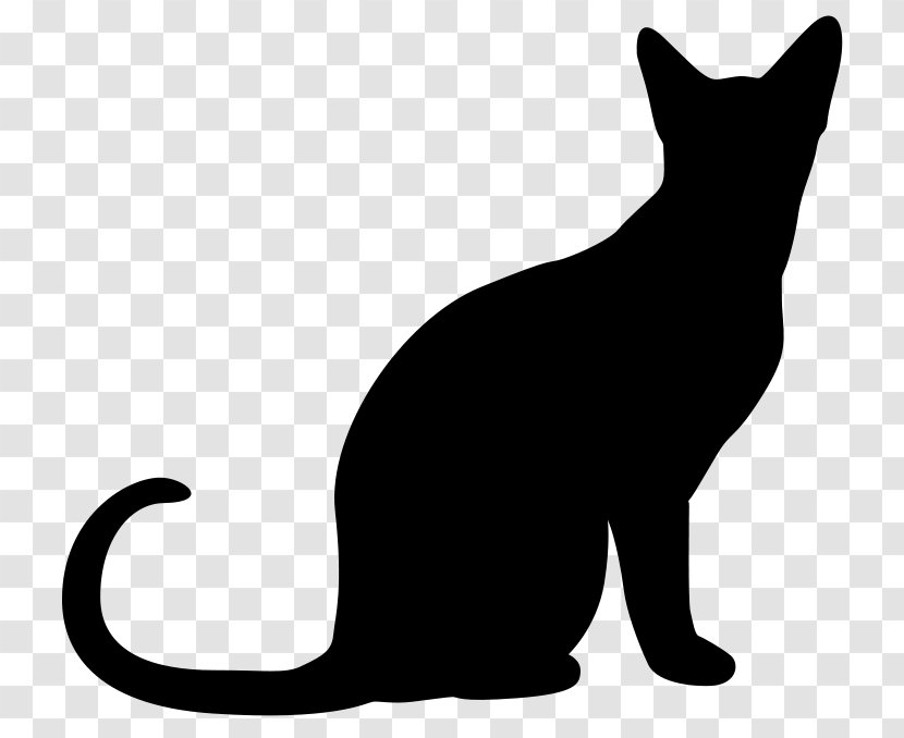 Black Cat Kitten Clip Art - Domestic Short Haired - Witch Transparent PNG