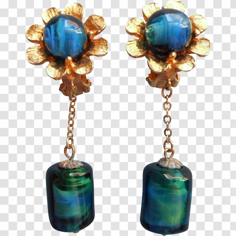 Earring Turquoise Jewellery Emerald Cobalt Blue Transparent PNG