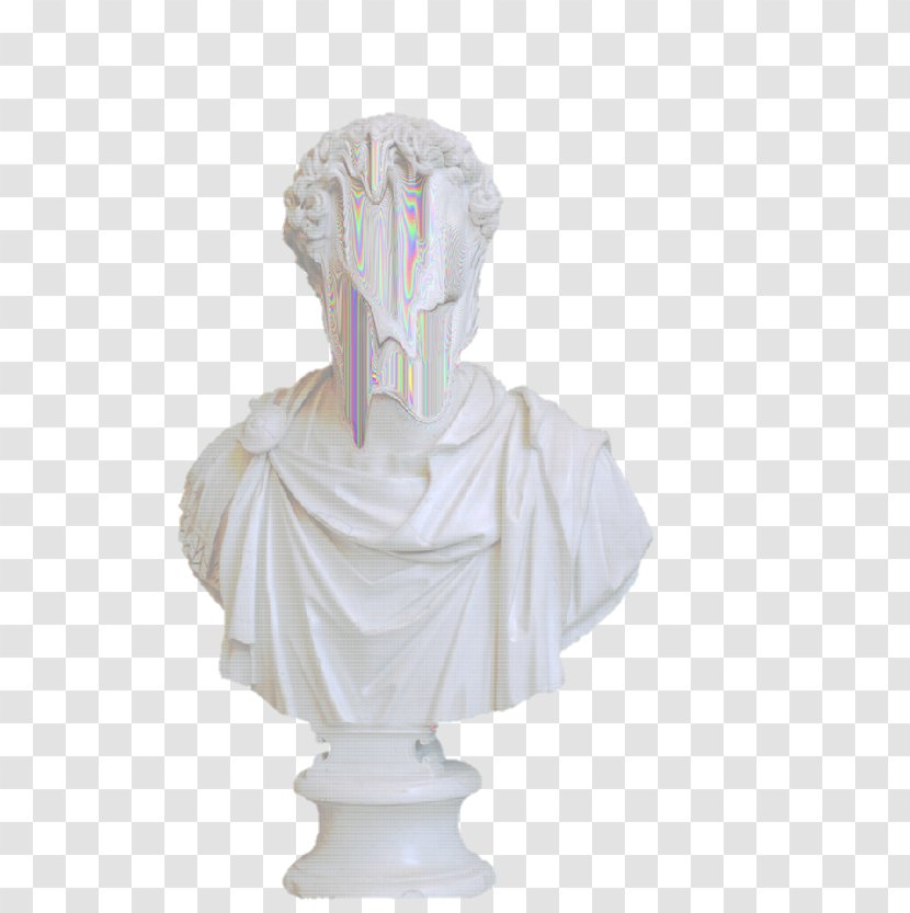 Desktop Wallpaper Statue Holography - Vaporwave - Photography Transparent PNG