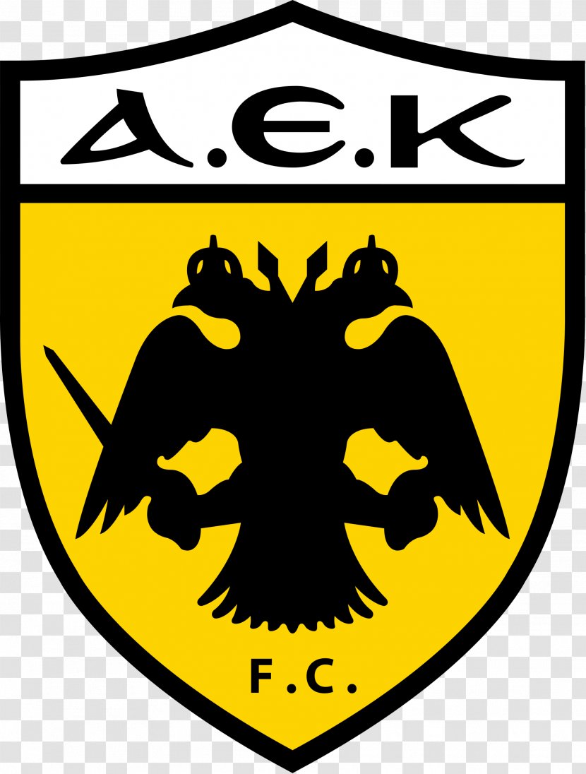 AEK Athens F.C. Superleague Greece PAOK FC Platanias Greek Football Cup - Logo - Symbol Transparent PNG