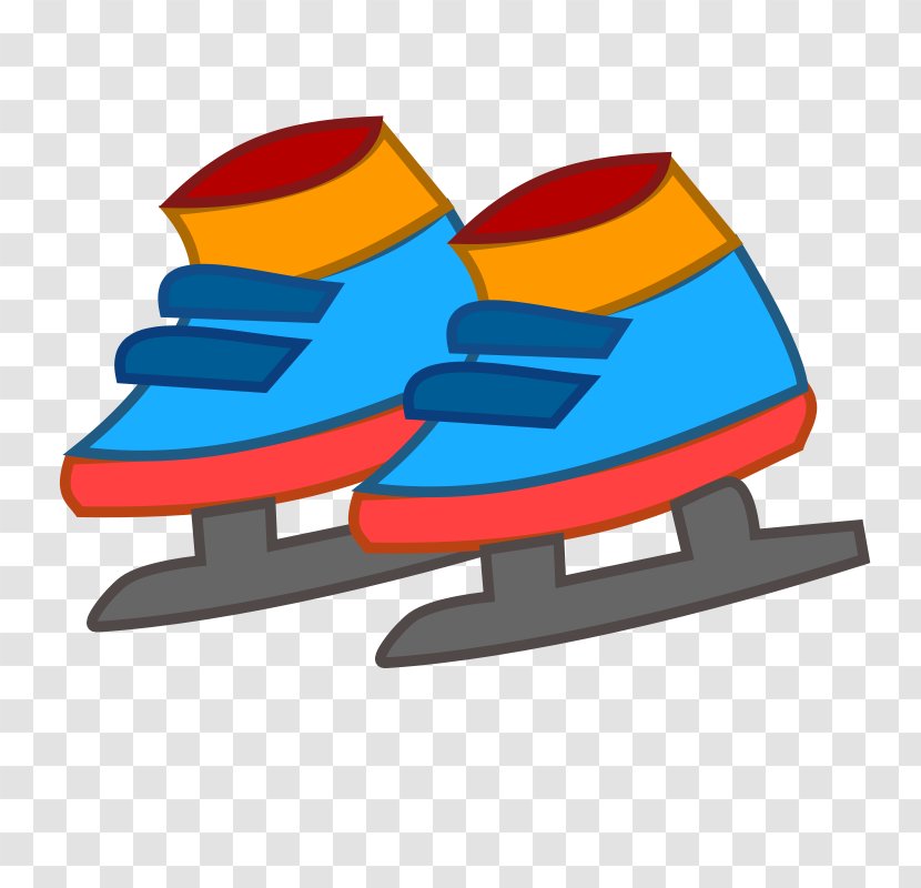 Ice Skating Skates Figure Clip Art - Vector Spaceship Transparent PNG