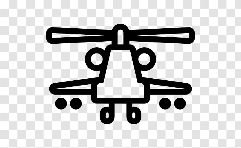 Military Helicopter Boeing AH-64 Apache - Symbol Transparent PNG