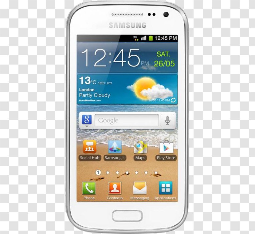 Samsung Galaxy Ace 2 S4 Mini Note II Wave S8530 - Feature Phone Transparent PNG