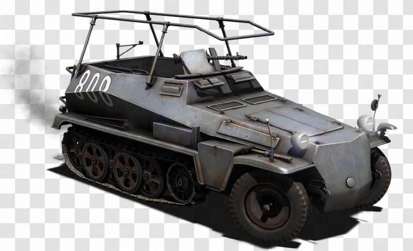 Armored Car Heroes & Generals Half-track Sd.Kfz. 250 Vehicle - Armoured Personnel Carrier - Model Transparent PNG