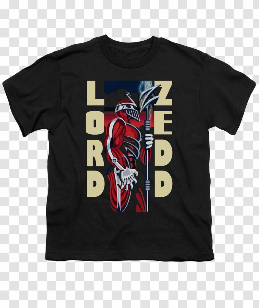 T-shirt Hoodie Lord Zedd Power Rangers - Top Transparent PNG