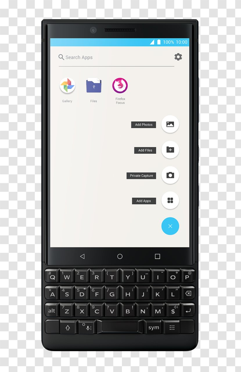 BlackBerry KEYone Key2 Smartphone (Unlocked, 64GB, Silver) Mobile - Electronics - Blackberry Transparent PNG