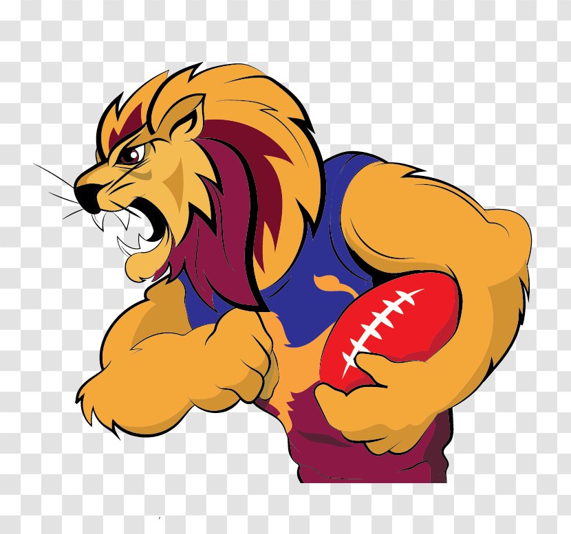 Brisbane Lions Australian Football League Detroit - Mammal - Lion Transparent PNG