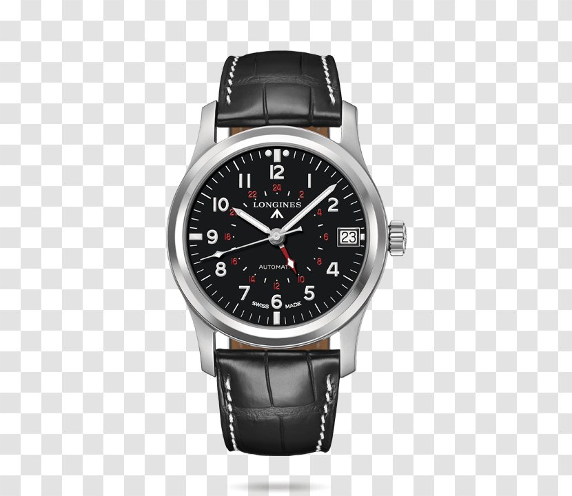 Amazon.com Watch Longines Jaeger-LeCoultre Strap - Amazoncom - Watches Black Male Table Transparent PNG