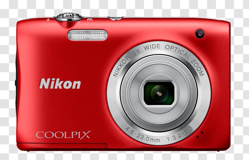 Nikon Coolpix S2900 Digital Camera - A100 - Black Point-and-shoot Camara Red 20.1 Meg 740 Gr S30 10.1 MP Compact Camera720pBlackCamera Transparent PNG
