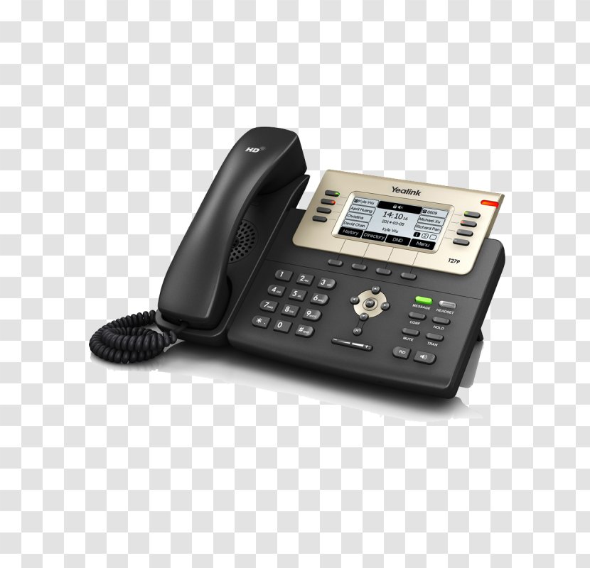 VoIP Phone SIP-T52S Yealink Media IP SIP-T27P Voice Over Session Initiation Protocol - Sipt22p - Silent Auction Sip See Transparent PNG