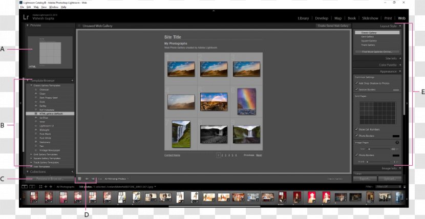Computer Software Multimedia Graphics Adobe Lightroom Creative Cloud - Technology - Web Module Transparent PNG