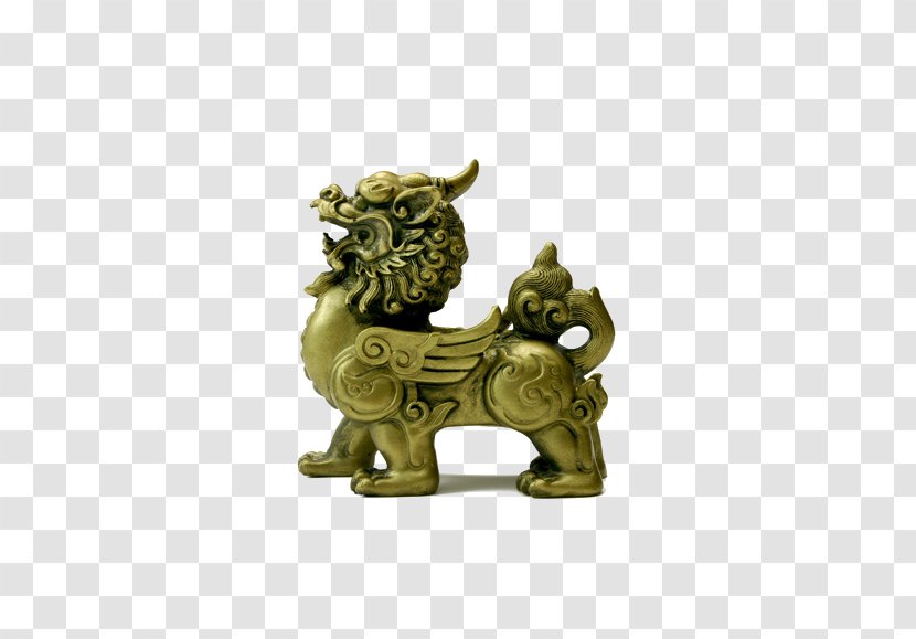 China Lion U7075u517d Qilin Pixiu - Bronze Like Transparent PNG
