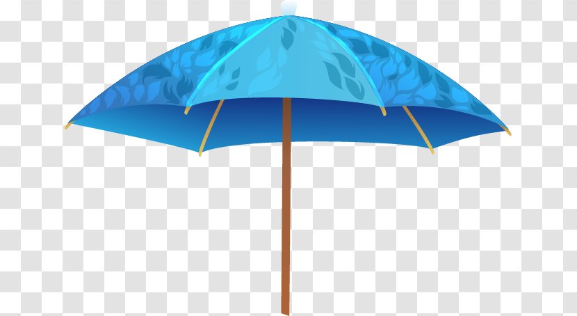 Blue Paper Clip Art - Oiled Umbrella Transparent PNG