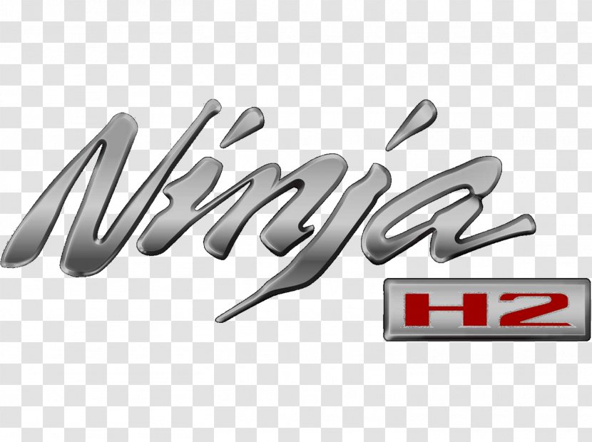 Kawasaki Ninja H2 Logo Font - Design Transparent PNG