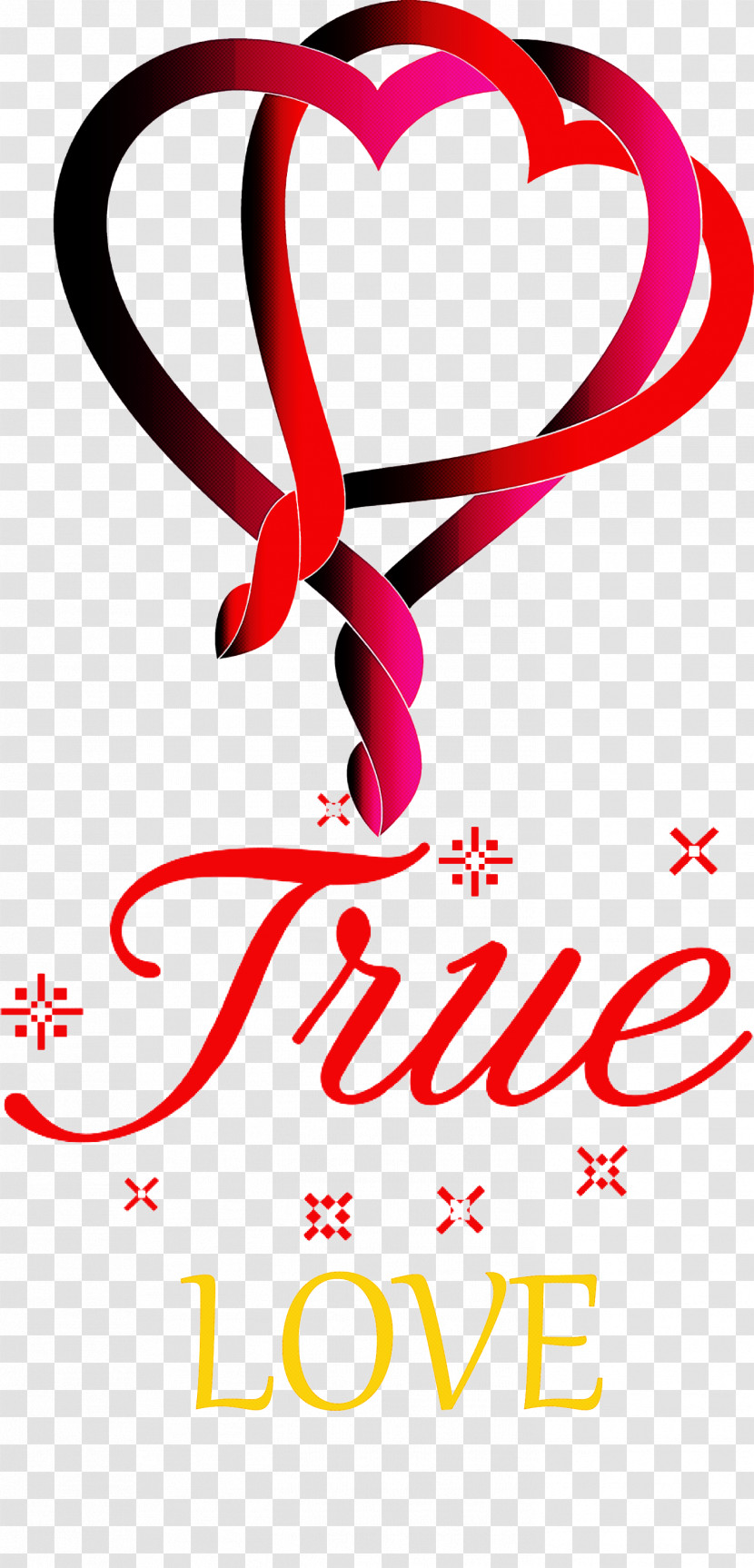 True Love Valentines Day Transparent PNG