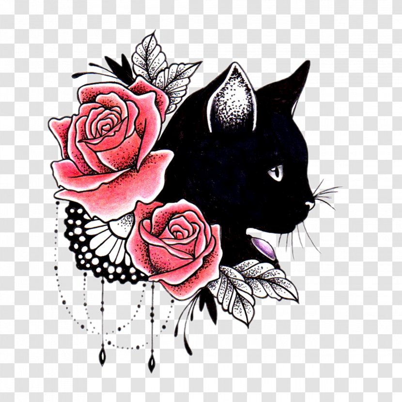 Cat Sleeve Tattoo Cover-up Image - Visual Arts Transparent PNG