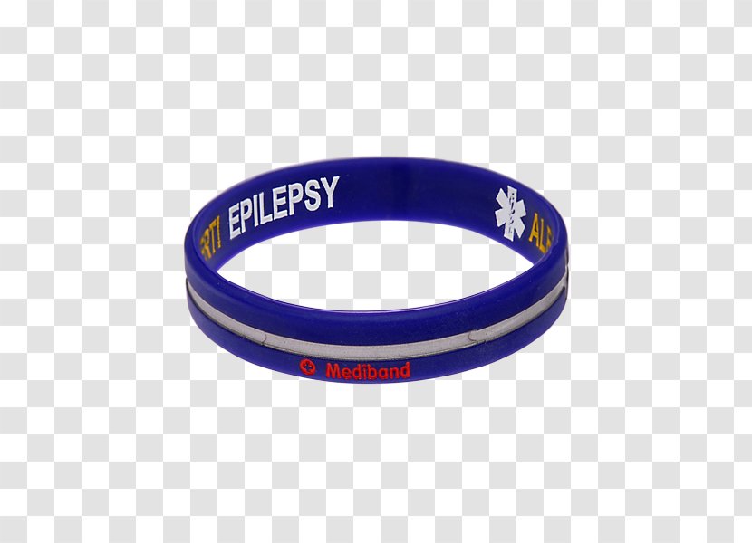 Wristband Epilepsy Bracelet Medicine Cause - Cobalt Transparent PNG