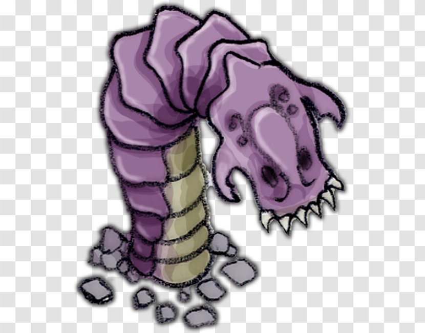Purple Worm Dungeons & Dragons Roll20 Role-playing Game - Silhouette Transparent PNG