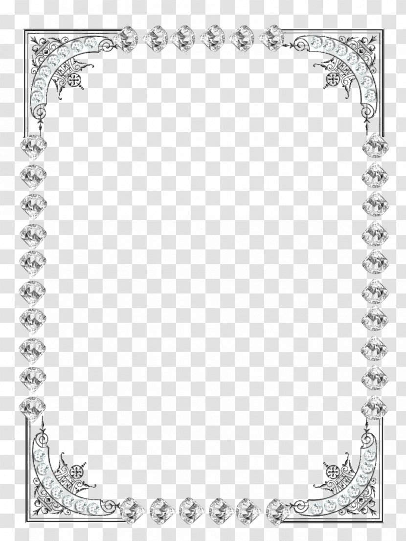 Picture Frames Diamond Color - Body Jewelry Transparent PNG