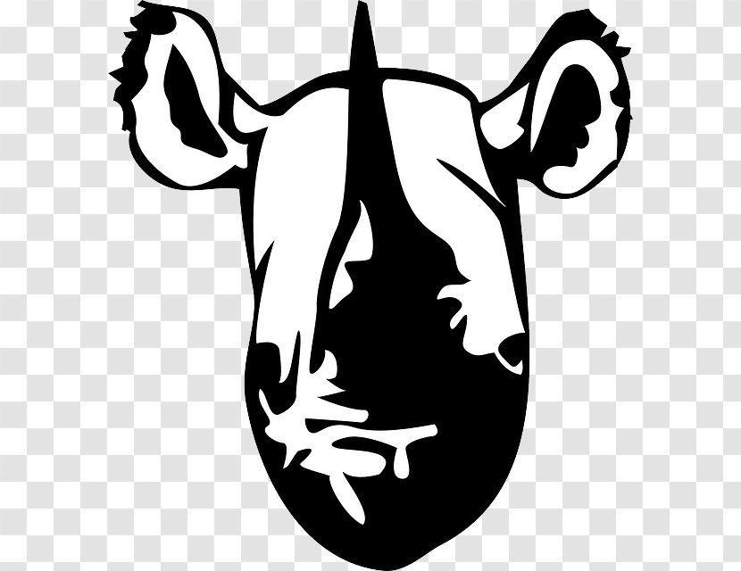 Black Rhinoceros Silhouette Clip Art - Drawing - Elk Vector Transparent PNG
