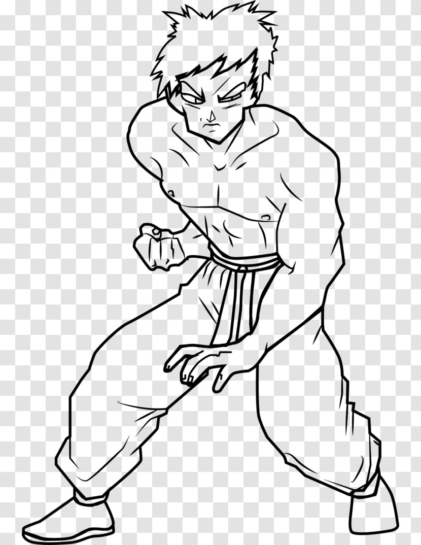Line Art Drawing Cartoon Finger - Flower - Bruce Lee's Fighting Method Transparent PNG