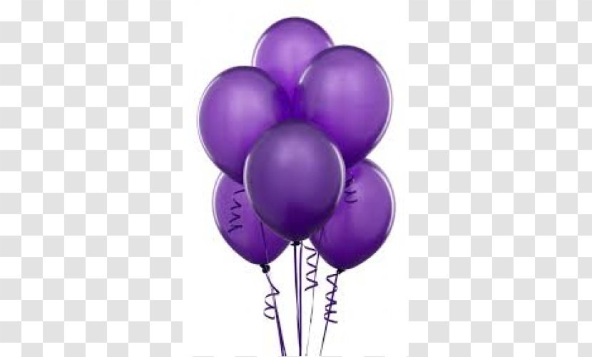 Balloon Flower Bouquet Purple Floristry - Anniversary Transparent PNG