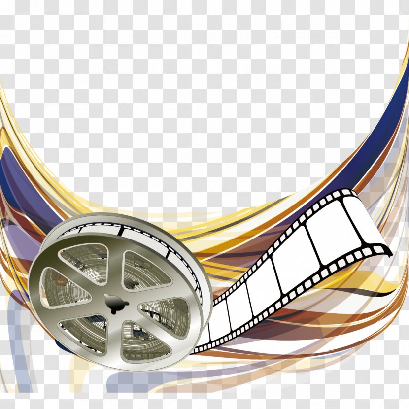 Photographic Film Footage - Yellow - Cinema Creative Transparent PNG