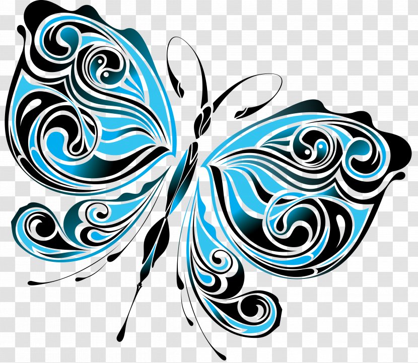 Butterfly Drawing Insect - 1.37 Transparent PNG