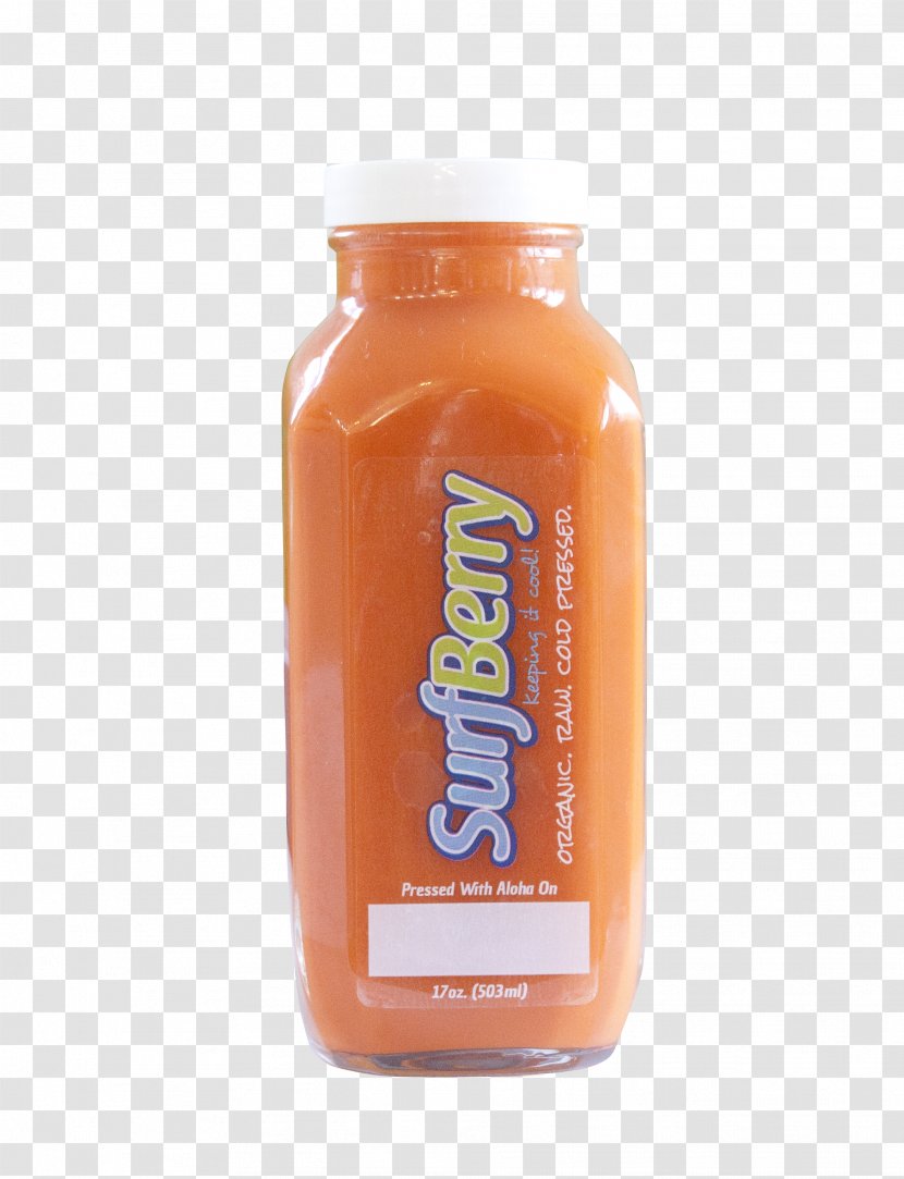 Orange Drink Sauce - Juice Jar Transparent PNG