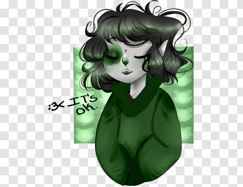 Cartoon Characters With Green And Black Hair Green Cartoon Black Hair Character Plant Transparent Png pnghut com