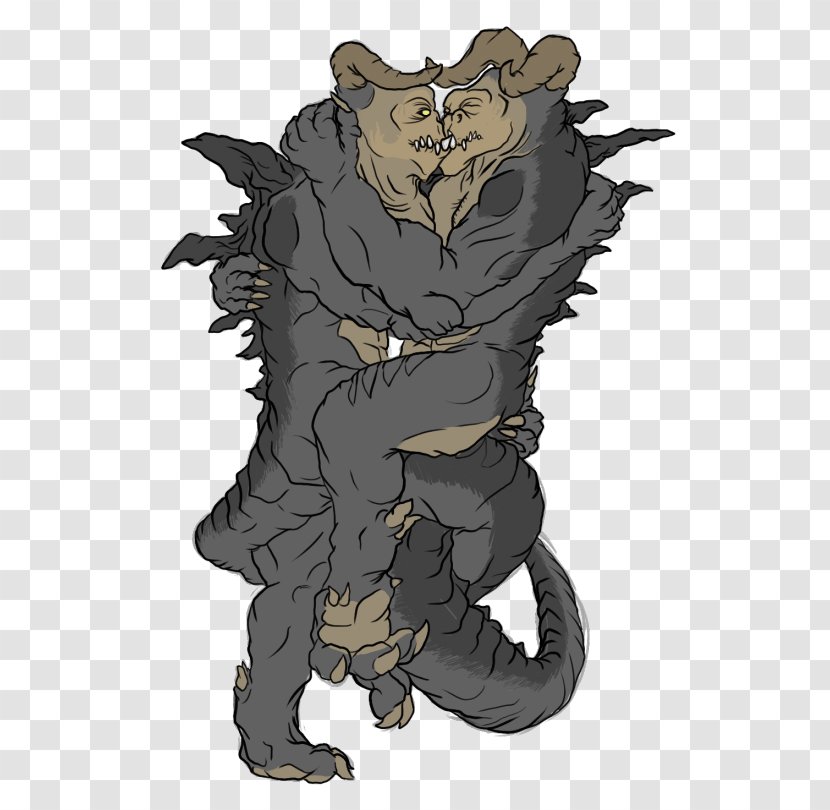 Werewolf Big Cat Animated Cartoon - Mammal Transparent PNG