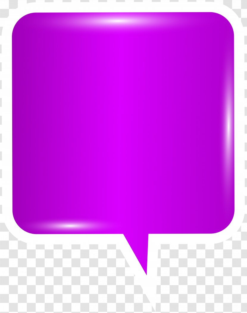 Image File Formats Lossless Compression - Rectangle - Bubble Speech Purple Clip Art Transparent PNG