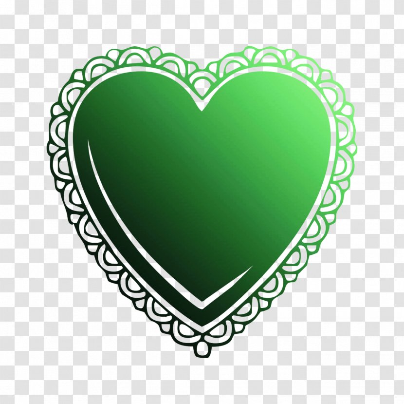 Clip Art GIF Heart Image - Symbol - Green Transparent PNG