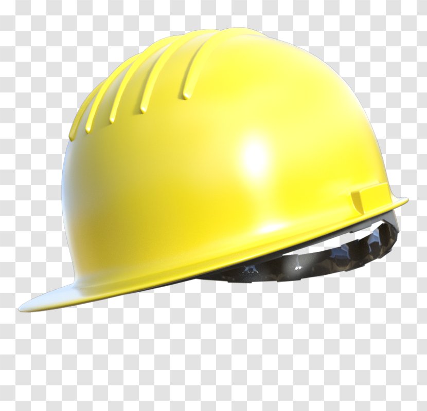 Hard Hat Bicycle Helmet Ski Yellow - Cap - Building Project Transparent PNG