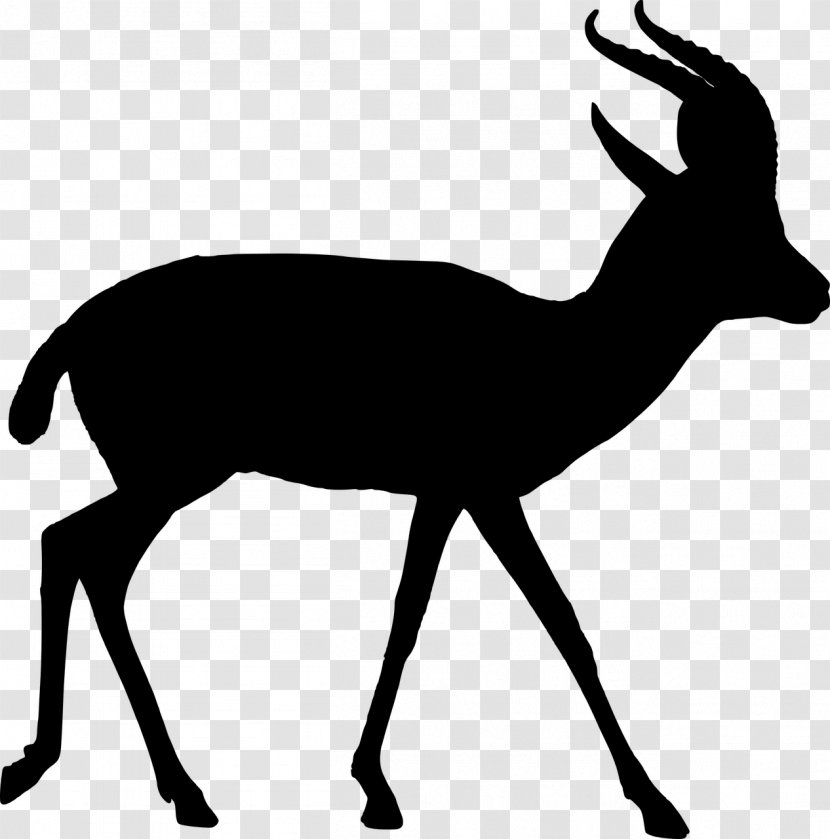 Family Silhouette - Deer - Musk Line Art Transparent PNG