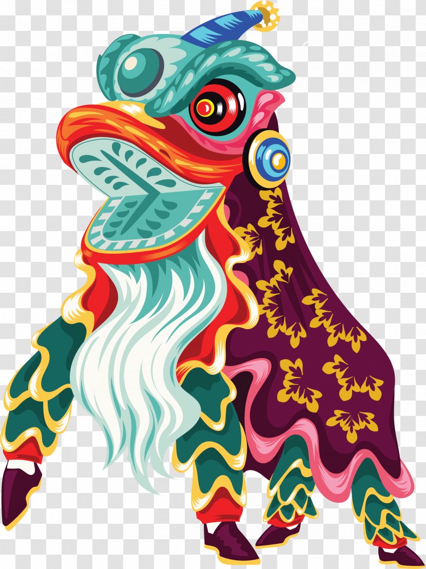 Lion Dance Budaya Tionghoa Chinese New Year - Organism - Vector Illustration Traditional Clip Transparent PNG
